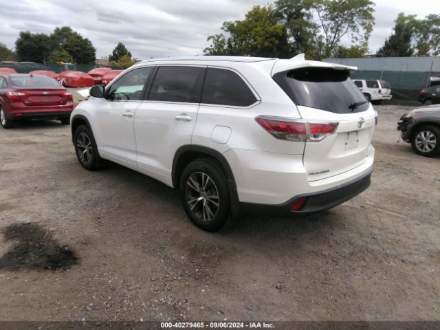 Photo 2 VIN: 5TDJKRFH5GS243178 - TOYOTA HIGHLANDER 