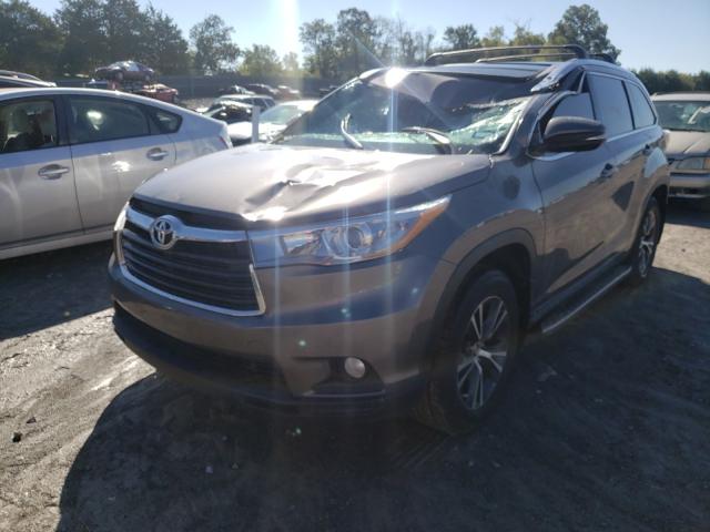 Photo 1 VIN: 5TDJKRFH5GS251426 - TOYOTA HIGHLANDER 