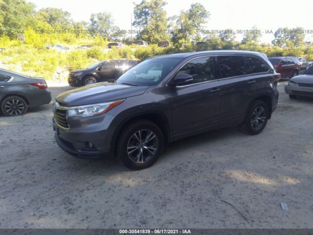 Photo 1 VIN: 5TDJKRFH5GS295975 - TOYOTA HIGHLANDER 