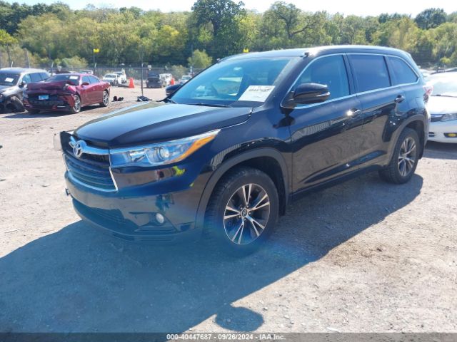 Photo 1 VIN: 5TDJKRFH5GS303637 - TOYOTA HIGHLANDER 