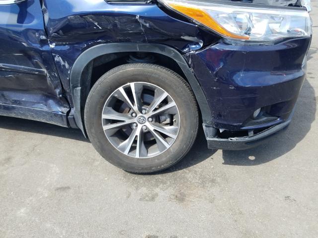 Photo 8 VIN: 5TDJKRFH5GS335908 - TOYOTA HIGHLANDER 