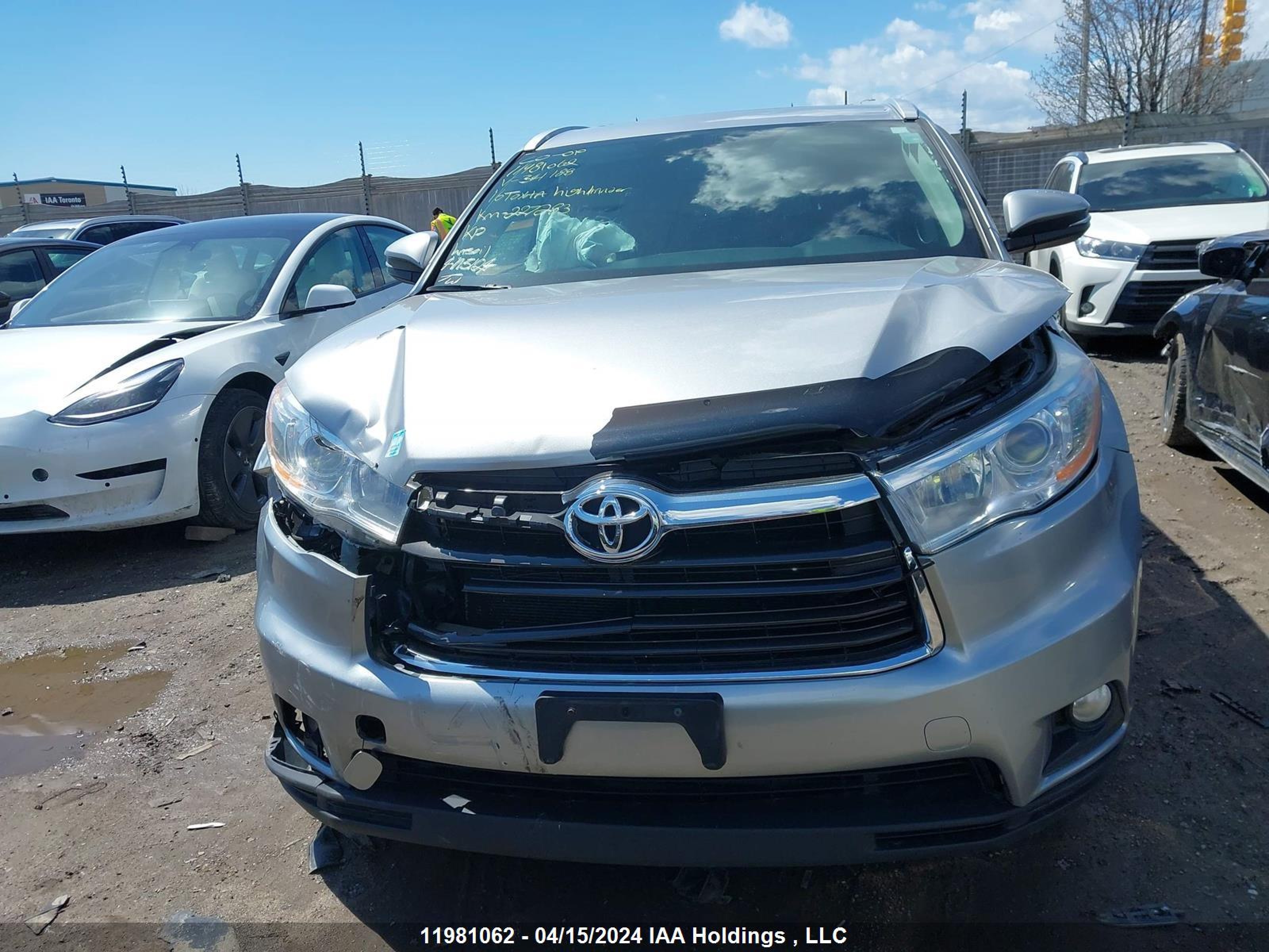 Photo 11 VIN: 5TDJKRFH5GS341188 - TOYOTA HIGHLANDER 