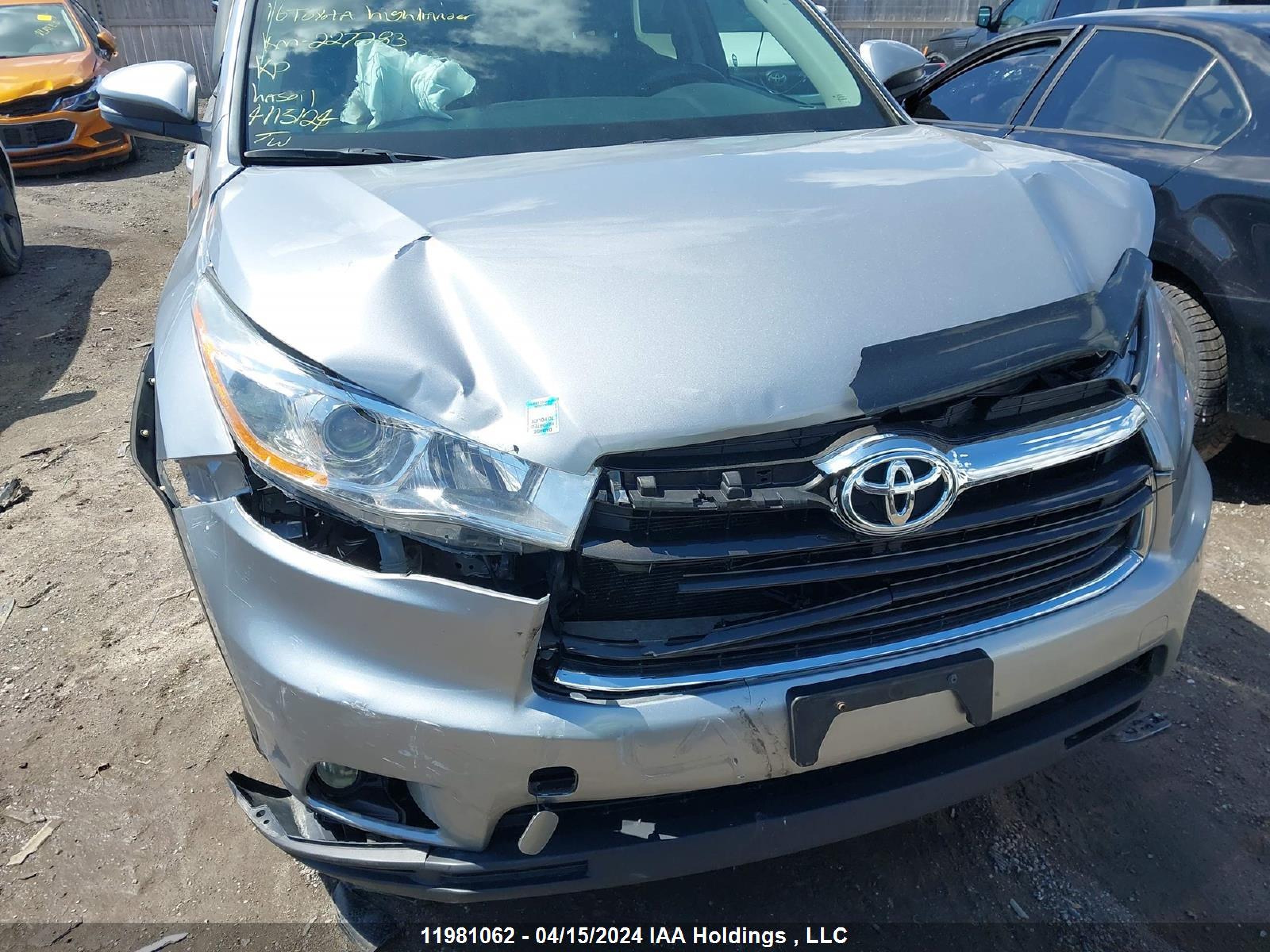 Photo 5 VIN: 5TDJKRFH5GS341188 - TOYOTA HIGHLANDER 