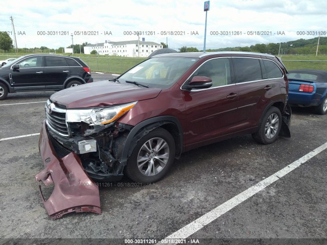 Photo 1 VIN: 5TDJKRFH6ES027983 - TOYOTA HIGHLANDER 