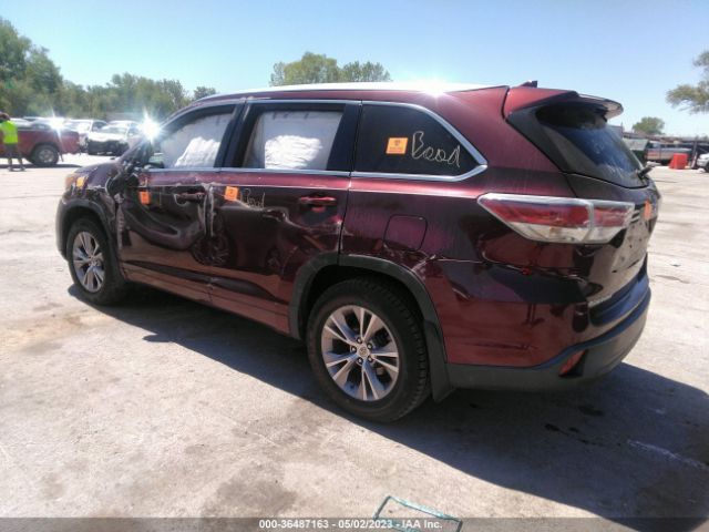 Photo 2 VIN: 5TDJKRFH6FS113425 - TOYOTA HIGHLANDER 