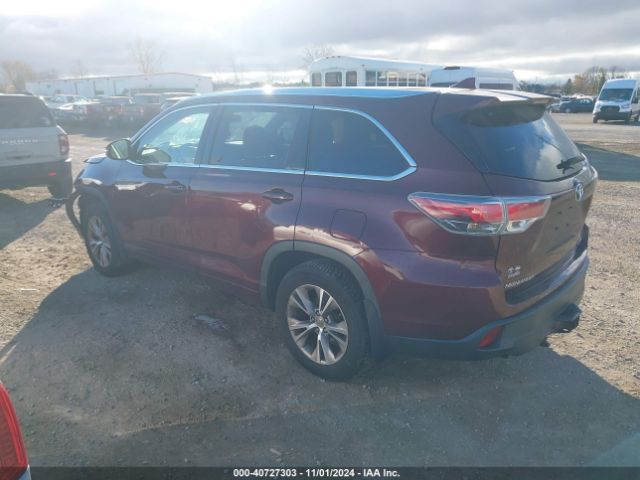 Photo 2 VIN: 5TDJKRFH6FS205909 - TOYOTA HIGHLANDER 