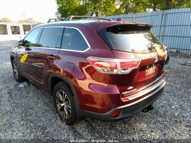 Photo 2 VIN: 5TDJKRFH6GS326618 - TOYOTA HIGHLANDER 