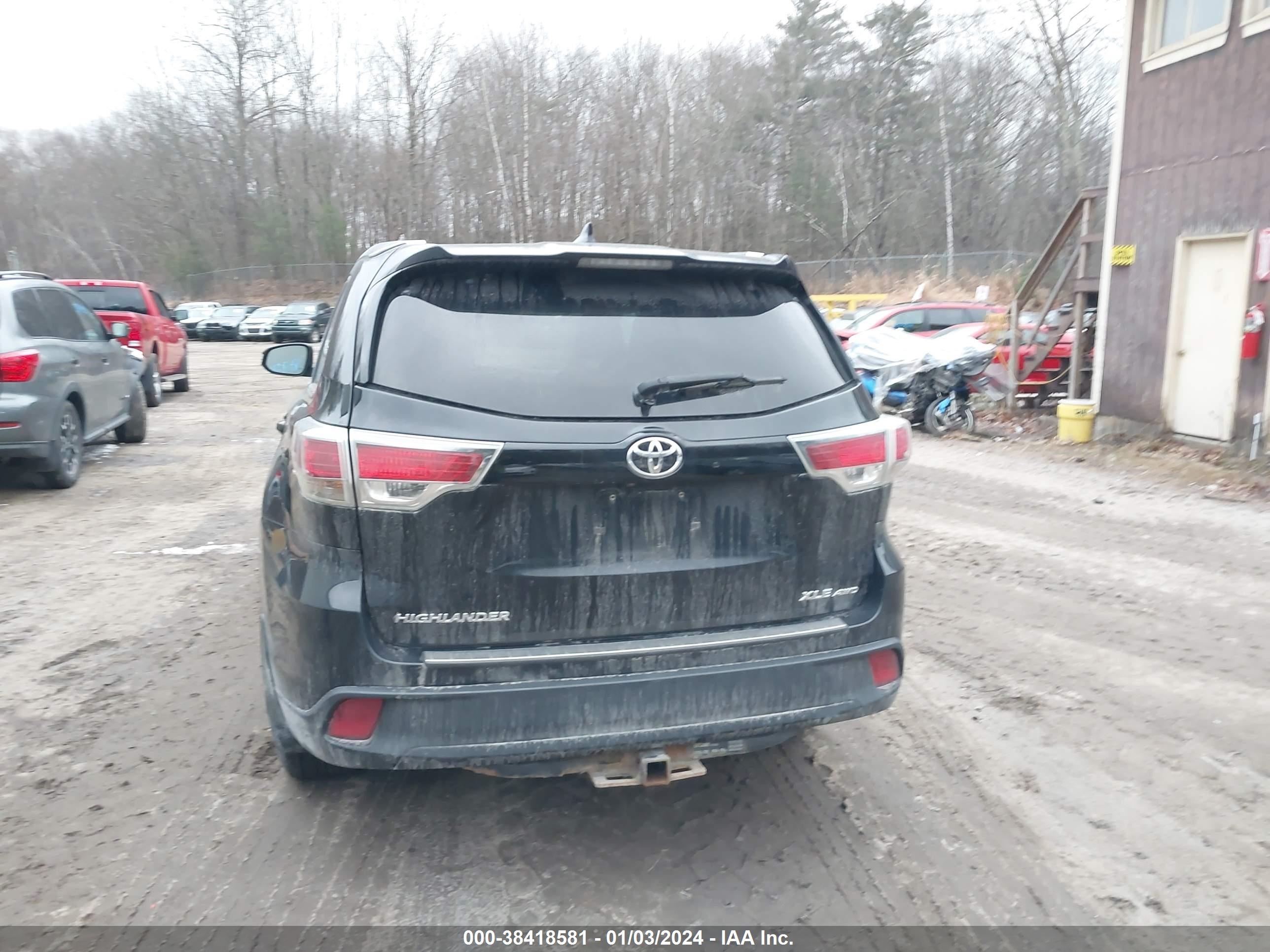 Photo 15 VIN: 5TDJKRFH6GS500574 - TOYOTA HIGHLANDER 