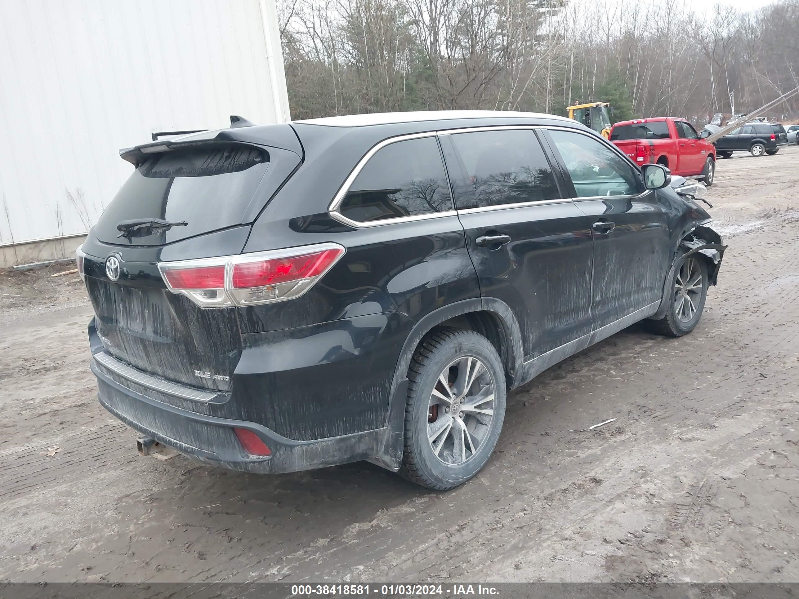 Photo 3 VIN: 5TDJKRFH6GS500574 - TOYOTA HIGHLANDER 