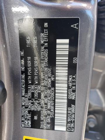 Photo 11 VIN: 5TDJKRFH7FS208236 - TOYOTA HIGHLANDER 