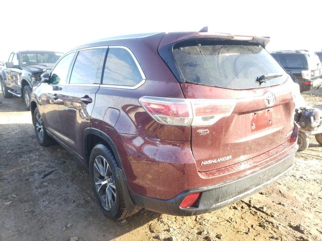 Photo 2 VIN: 5TDJKRFH7GS234563 - TOYOTA HIGHLANDER 