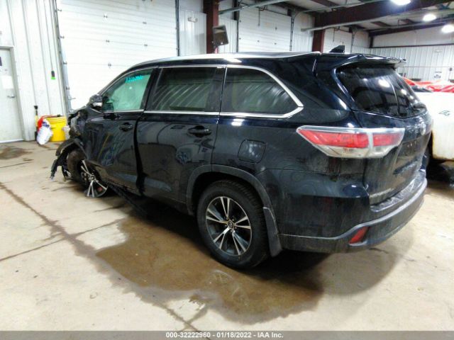 Photo 2 VIN: 5TDJKRFH7GS500289 - TOYOTA HIGHLANDER 