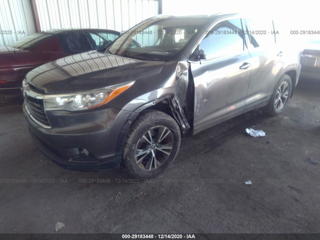 Photo 1 VIN: 5TDJKRFH7GS504097 - TOYOTA HIGHLANDER 