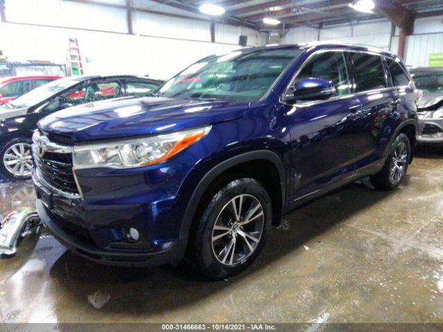 Photo 1 VIN: 5TDJKRFH8GS232918 - TOYOTA HIGHLANDER 