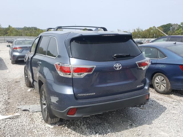 Photo 2 VIN: 5TDJKRFH8GS254787 - TOYOTA HIGHLANDER 