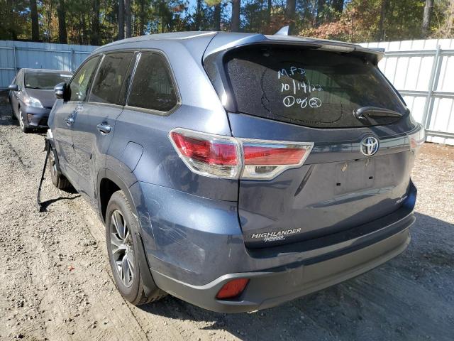 Photo 2 VIN: 5TDJKRFH8GS326877 - TOYOTA HIGHLANDER 