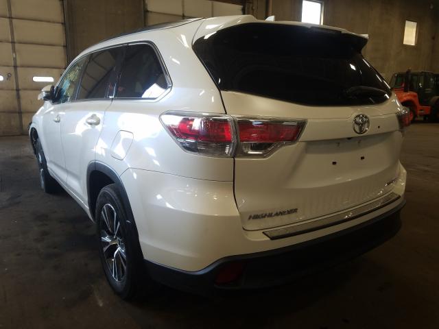 Photo 2 VIN: 5TDJKRFH8GS505405 - TOYOTA HIGHLANDER 