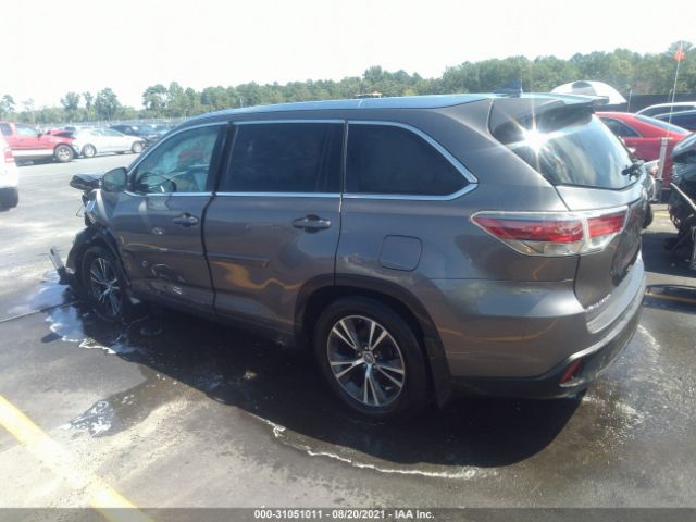 Photo 2 VIN: 5TDJKRFH8GS506201 - TOYOTA HIGHLANDER 