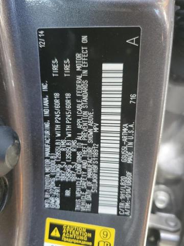 Photo 12 VIN: 5TDJKRFH9FS118912 - TOYOTA HIGHLANDER 