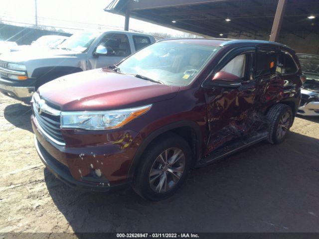 Photo 1 VIN: 5TDJKRFH9FS140988 - TOYOTA HIGHLANDER 