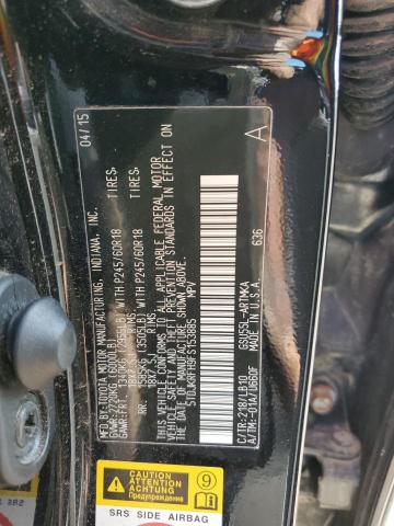 Photo 13 VIN: 5TDJKRFH9FS153885 - TOYOTA HIGHLANDER 