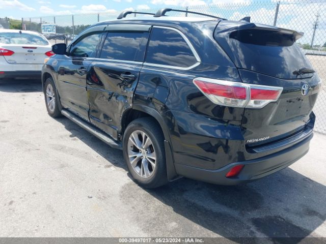 Photo 2 VIN: 5TDJKRFH9FS203894 - TOYOTA HIGHLANDER 