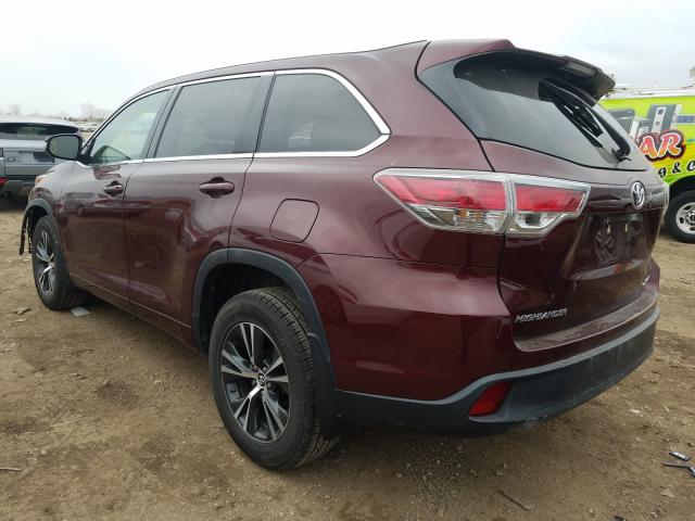 Photo 2 VIN: 5TDJKRFH9GS244088 - TOYOTA HIGHLANDER 