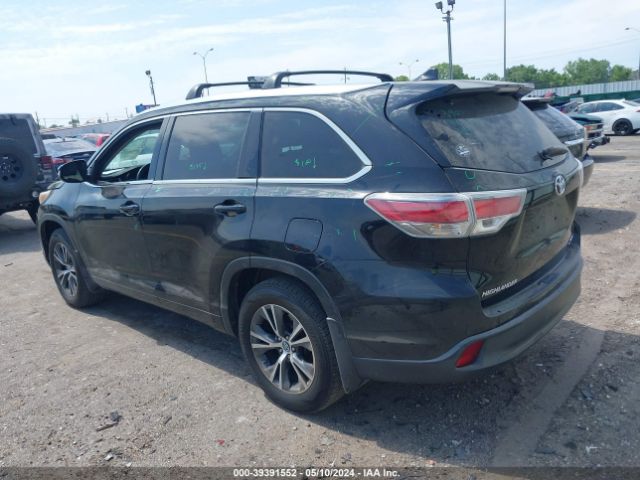 Photo 2 VIN: 5TDJKRFH9GS266737 - TOYOTA HIGHLANDER 