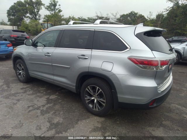 Photo 2 VIN: 5TDJKRFH9GS271050 - TOYOTA HIGHLANDER 