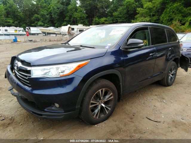 Photo 1 VIN: 5TDJKRFH9GS299642 - TOYOTA HIGHLANDER 