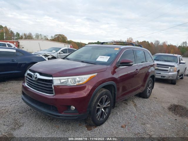 Photo 1 VIN: 5TDJKRFH9GS319923 - TOYOTA HIGHLANDER 