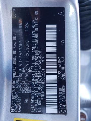 Photo 13 VIN: 5TDJKRFHXES052031 - TOYOTA HIGHLANDER 