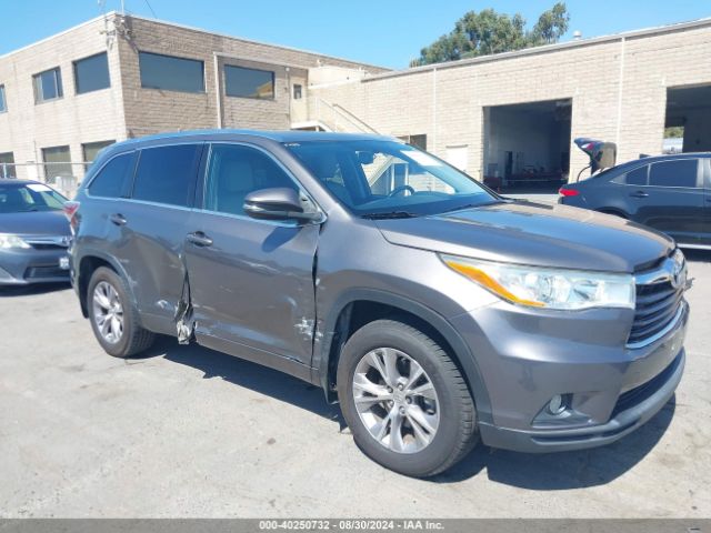 Photo 0 VIN: 5TDJKRFHXFS137999 - TOYOTA HIGHLANDER 