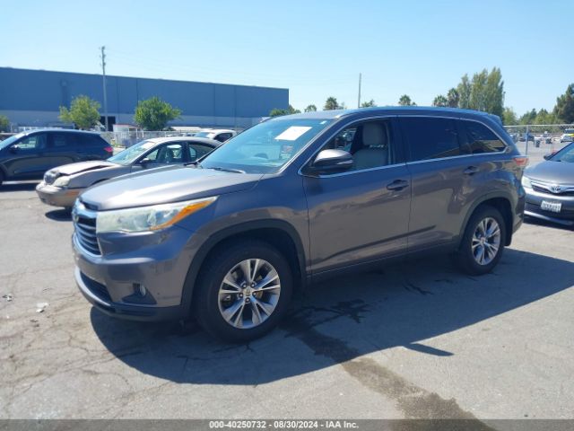 Photo 1 VIN: 5TDJKRFHXFS137999 - TOYOTA HIGHLANDER 