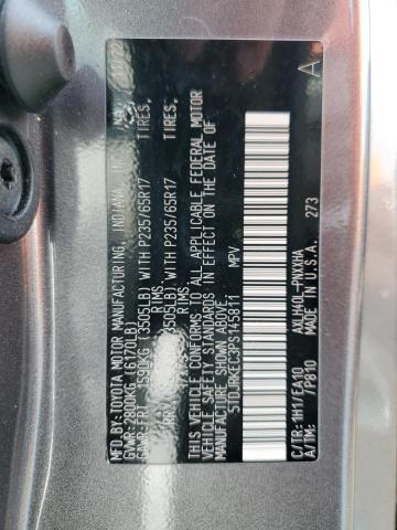 Photo 11 VIN: 5TDJRKEC3PS145811 - TOYOTA SIENNA XLE 