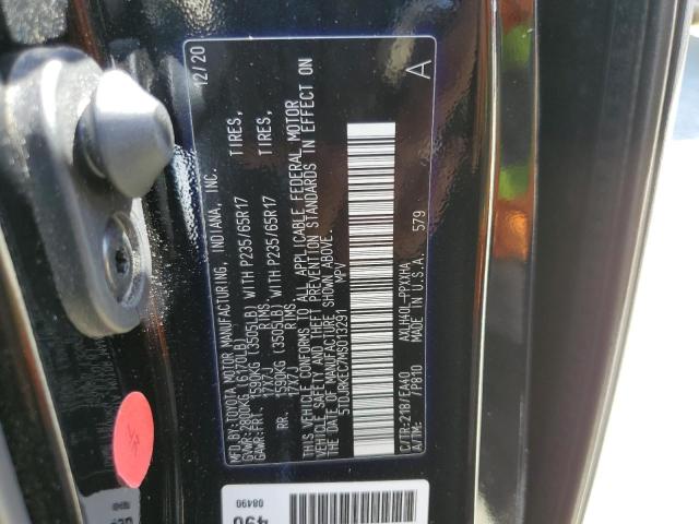 Photo 12 VIN: 5TDJRKEC7MS013291 - TOYOTA SIENNA XLE 