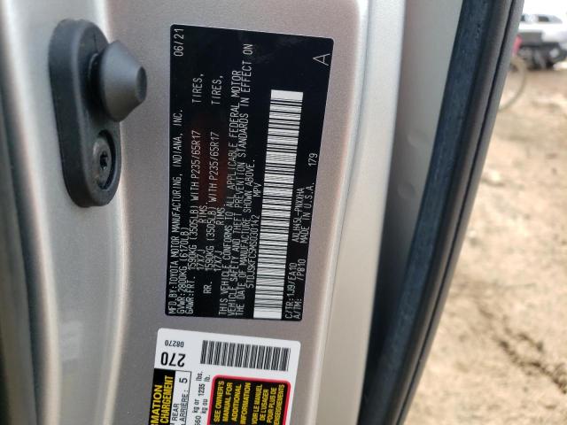 Photo 12 VIN: 5TDJSKFC5MS030142 - TOYOTA SIENNA 