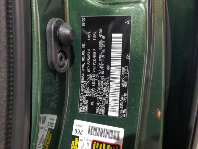 Photo 12 VIN: 5TDJSKFC5NS059139 - TOYOTA SIENNA XLE 