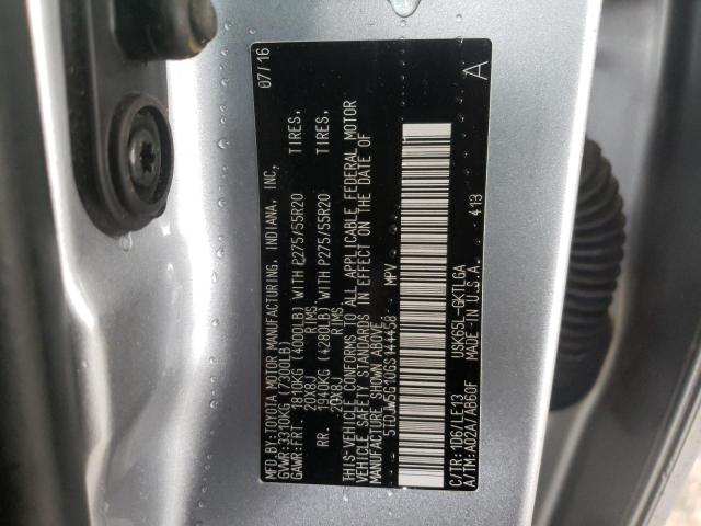 Photo 12 VIN: 5TDJW5G10GS144458 - TOYOTA SEQUOIA LI 