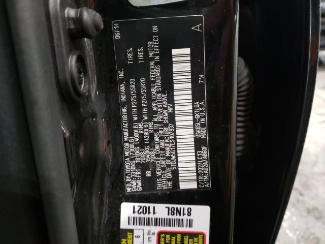 Photo 9 VIN: 5TDJW5G17ES107937 - TOYOTA SEQUOIA 