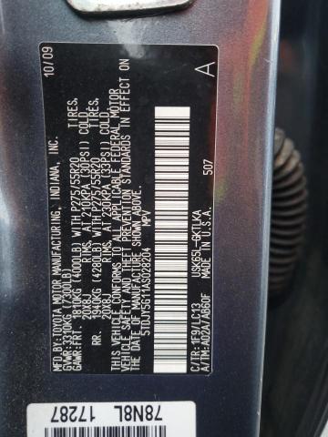 Photo 12 VIN: 5TDJY5G11AS028204 - TOYOTA SEQUOIA LI 