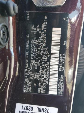 Photo 12 VIN: 5TDJY5G14DS086960 - TOYOTA SEQUOIA LI 