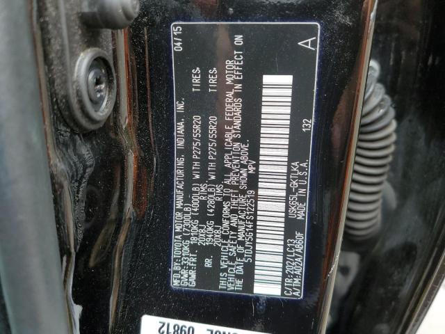 Photo 9 VIN: 5TDJY5G14FS122519 - TOYOTA SEQUOIA LI 