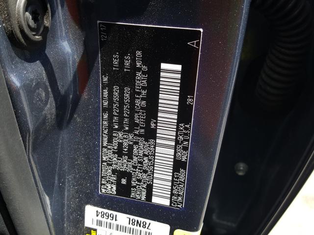 Photo 9 VIN: 5TDJY5G15JS158499 - TOYOTA SEQUOIA LI 