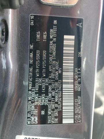 Photo 12 VIN: 5TDJY5G16GS140313 - TOYOTA SEQUOIA LI 