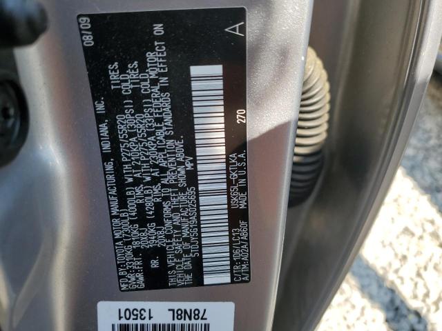 Photo 11 VIN: 5TDJY5G19AS025695 - TOYOTA SEQUOIA LI 