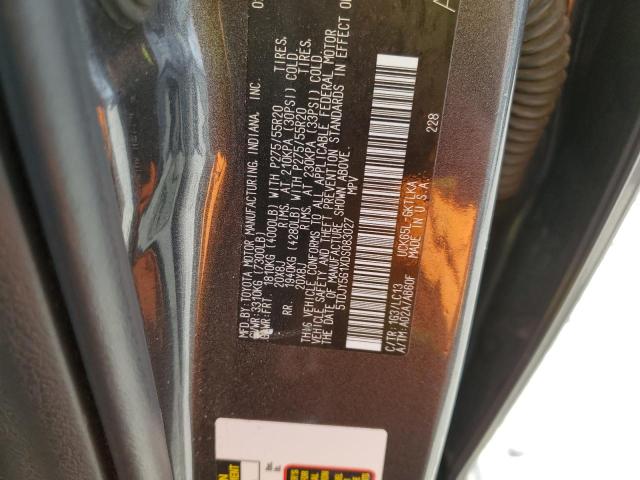 Photo 12 VIN: 5TDJY5G1XDS083027 - TOYOTA SEQUOIA LI 