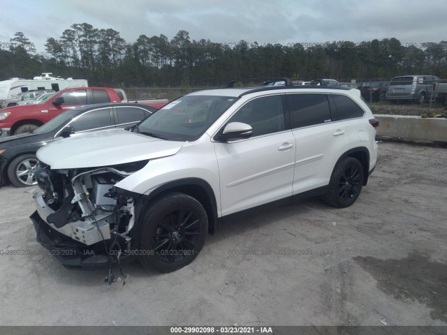 Photo 1 VIN: 5TDJZRFH0KS606586 - TOYOTA HIGHLANDER 