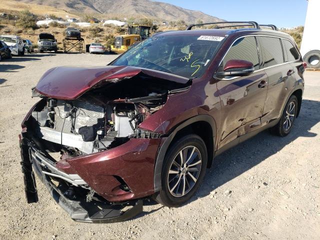 Photo 1 VIN: 5TDJZRFH0KS709264 - TOYOTA HIGHLANDER 