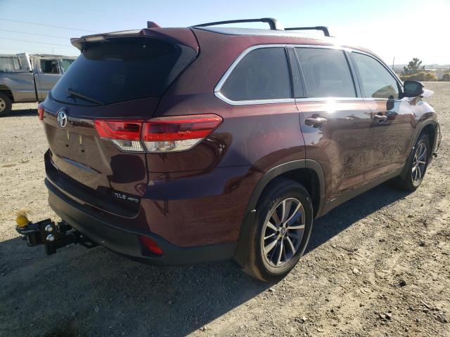 Photo 3 VIN: 5TDJZRFH0KS709264 - TOYOTA HIGHLANDER 